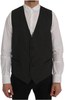 Dolce & Gabbana Suit Vests Dolce & Gabbana , Black , Heren - 2XL