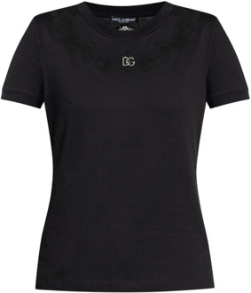 Dolce & Gabbana T-shirt Dolce & Gabbana , Black , Dames - S,Xs