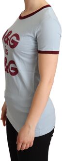 Dolce & Gabbana T-shirt Korte Mouwen Zilver - EU 32 / UK 4