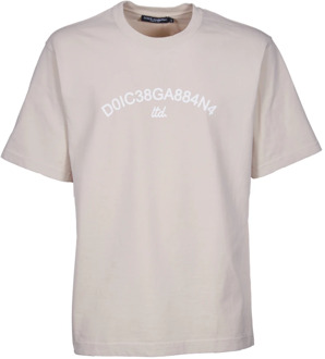 Dolce & Gabbana T-Shirts Dolce & Gabbana , Beige , Heren - Xl,L,M,S