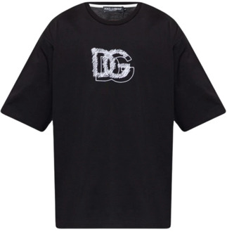 Dolce & Gabbana T-Shirts Dolce & Gabbana , Black , Heren - 2Xl,Xl,L,M,S