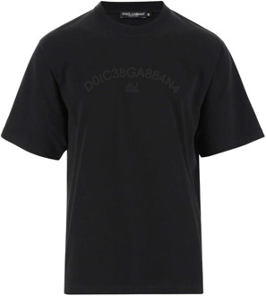 Dolce & Gabbana T-Shirts Dolce & Gabbana , Black , Heren - Xl,L,M,S