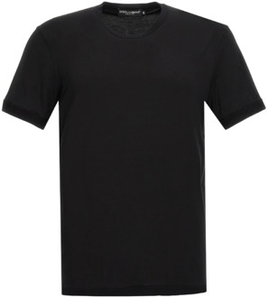 Dolce & Gabbana T-Shirts Dolce & Gabbana , Black , Heren - Xl,M,S,3Xl