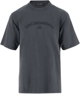 Dolce & Gabbana T-Shirts Dolce & Gabbana , Gray , Heren - L,M,S
