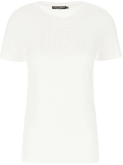 Dolce & Gabbana T-Shirts Dolce & Gabbana , White , Dames - 2Xl,Xl,L,M,S,Xs,2Xs,3Xl,4Xl