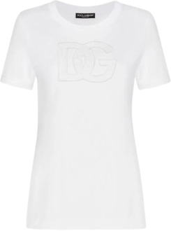 Dolce & Gabbana T-Shirts Dolce & Gabbana , White , Dames - 2Xl,Xl,L,M,S,Xs,3Xl,2Xs