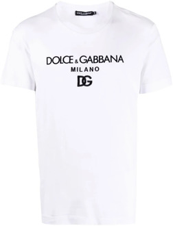 Dolce & Gabbana T-Shirts Dolce & Gabbana , White , Heren - 2Xl,L,M,S,Xs