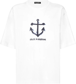 Dolce & Gabbana T-Shirts Dolce & Gabbana , White , Heren - L,M,S