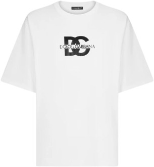 Dolce & Gabbana T-Shirts Dolce & Gabbana , White , Heren - Xl,L,M,S,Xs