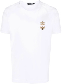 Dolce & Gabbana T-Shirts Dolce & Gabbana , White , Heren - Xl,L,M,S