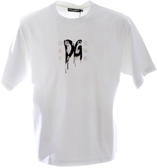 Dolce & Gabbana T-Shirts Dolce & Gabbana , White , Heren - Xl,L,S