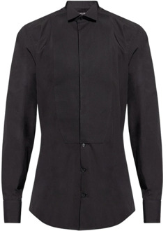 Dolce & Gabbana Tuxedo overhemd Dolce & Gabbana , Black , Heren - 3XL