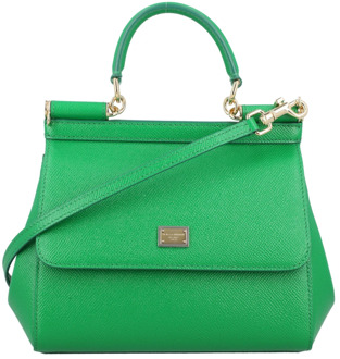 Dolce & Gabbana Verde Ss24 Dames Handtas Dolce & Gabbana , Green , Dames - ONE Size