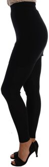 Dolce & Gabbana Viskozen Leggings Scs209 Zwart - EU 36 / UK 8