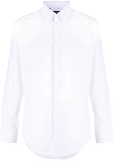 Dolce & Gabbana Wit Katoenen Overhemd - Klassieke Pasvorm Dolce & Gabbana , White , Heren - L,M