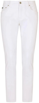 Dolce & Gabbana Witte Jeans Dolce & Gabbana , White , Heren - L