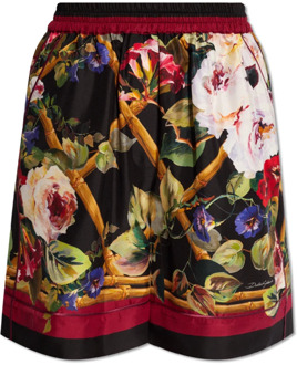 Dolce & Gabbana Zijden shorts Dolce & Gabbana , Multicolor , Dames - S,Xs