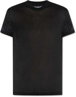 Dolce & Gabbana Zijden T-shirt Dolce & Gabbana , Black , Heren - L,M,S