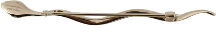Dolce & Gabbana Zilveren Messing Kristal Spilla Serpente Broche Speld - maat
