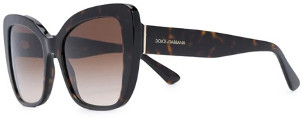 Dolce & Gabbana Zonnebril DG4348 Donkerbruin - 1 maat