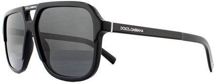 Dolce & Gabbana Zonnebril DG4354 501/87 Zwart Grijs Verloop