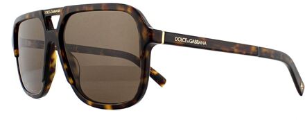 Dolce & Gabbana Zonnebril DG4354 502/73 Havana Bruin Verloop - One Size