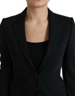 Dolce & Gabbana Zwarte Blazer Professionele Stijl - maat
