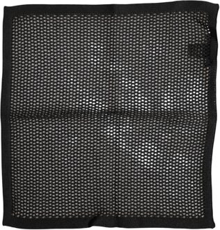 Dolce & Gabbana Zwarte Geprinte Katoenen Vierkante Foulard Sjaal