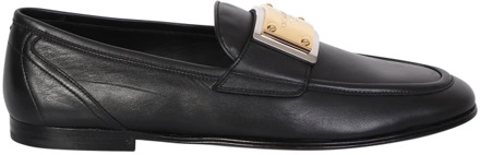 Dolce & Gabbana Zwarte Loafers voor Heren Dolce & Gabbana , Black , Heren - 39 1/2 Eu,41 1/2 Eu,40 EU