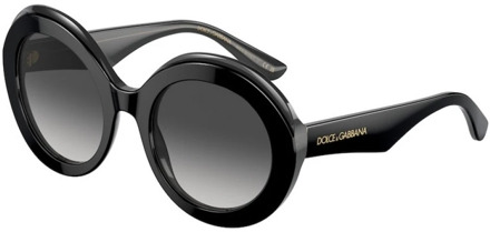 Dolce & Gabbana Zwarte montuur zonnebril Dolce & Gabbana , Black , Dames - 53 MM