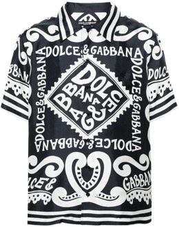 Dolce & Gabbana Zwarte Overhemden voor Mannen Dolce & Gabbana , Black , Heren - Xl,L