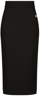 Dolce & Gabbana Zwarte Rokken voor Vrouwen Dolce & Gabbana , Black , Dames - 2XS