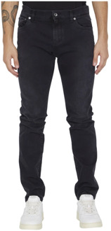 Dolce & Gabbana Zwarte Skinny Jeans Aw23 Dolce & Gabbana , Black , Heren - M