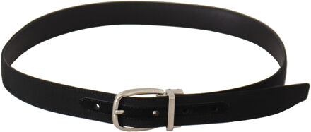 Dolce & Gabbana Zwarte Stoffen Riem - 90 cm
