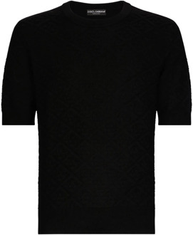 Dolce & Gabbana Zwarte Sweaters Dolce & Gabbana , Black , Heren - M