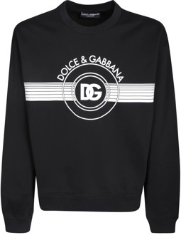 Dolce & Gabbana Zwarte Sweatshirt - Ultiem Comfort en Stijl Dolce & Gabbana , Black , Heren - L,M,S