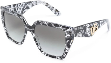 Dolce & Gabbana Zwarte zonnebril met origineel etui Dolce & Gabbana , Black , Dames - 55 MM