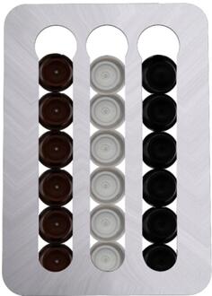 Dolce Gusto Koffie Pod Capsules Houder Opberglade Voor Nespresso Podcast Duurzaam Koffie Opslag Rack Organizer Set sliver