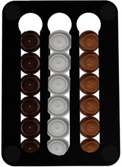 Dolce Gusto Koffie Pod Capsules Houder Opberglade Voor Nespresso Podcast Duurzaam Koffie Opslag Rack Organizer Set zwart