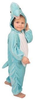 Dolfijnen dierenpak verkleedkleding kostuum - blauw - voor kinderen - carnaval