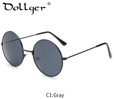 Dollger Ronde Leuke Zonnebril Kind Zonnebril Uv Baby Vintage Zonnebril Meisje Jongens Kids Eyewear UV400 s1513 C1