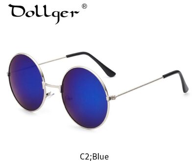 Dollger Ronde Leuke Zonnebril Kind Zonnebril Uv Baby Vintage Zonnebril Meisje Jongens Kids Eyewear UV400 s1513 C2