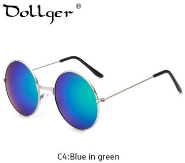 Dollger Ronde Leuke Zonnebril Kind Zonnebril Uv Baby Vintage Zonnebril Meisje Jongens Kids Eyewear UV400 s1513 C4