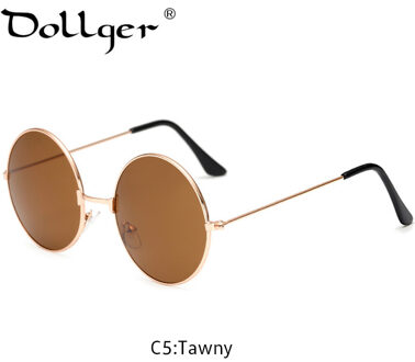 Dollger Ronde Leuke Zonnebril Kind Zonnebril Uv Baby Vintage Zonnebril Meisje Jongens Kids Eyewear UV400 s1513 C5