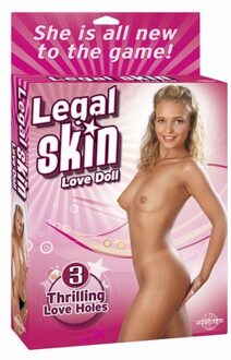 Dolls opblaaspop Legal Skin Love Doll beige