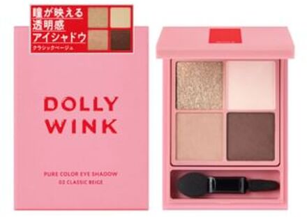 Dolly Wink Pure Color Eyeshadow 02 Classic Beige