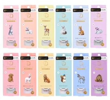 Dolly Wink Salon Eye Lash 07 Round Black-Eyed Dog - 2 pairs