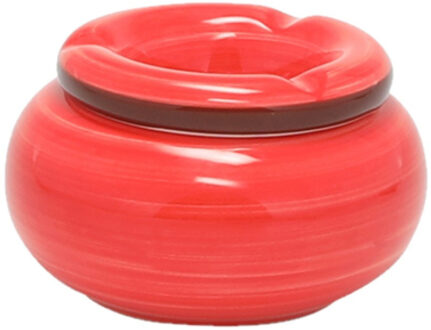 Dolomite keramiek storm asbak rood 13,5 x 7 cm