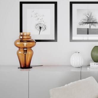 Dolores tafellamp hoogte 40 cm cognac