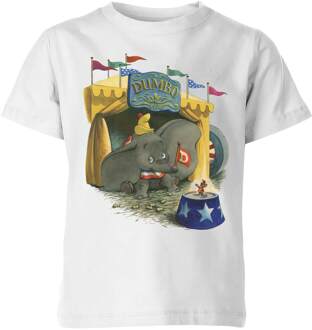 Dombo Circus Kinder T-shirt - Wit - 146/152 (11-12 jaar) - XL